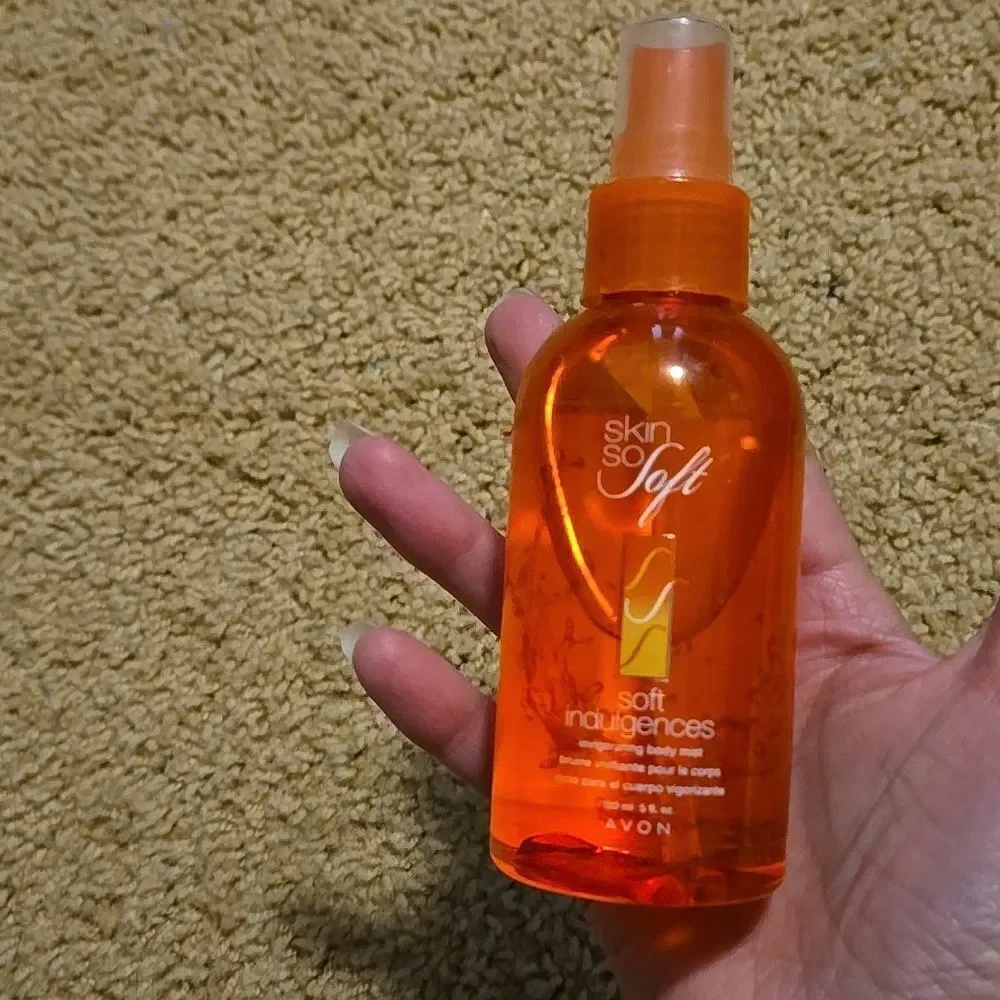 AVON Skin So Soft Soft Indulgences Invigorating Body Mist as seen see weight